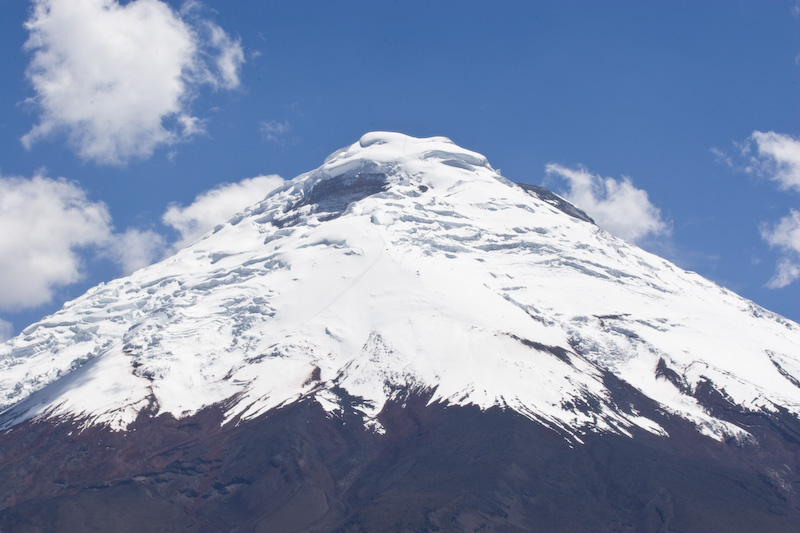 Summit Of Cotopaxi Shrouded In Clouds